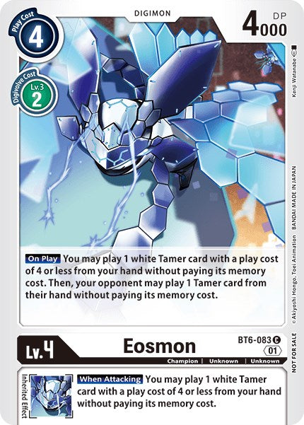 Eosmon [BT6-083] (Tamer Party Vol. 5) [Double Diamond Promos] - Just $2.10! Shop now at Retro Gaming of Denver