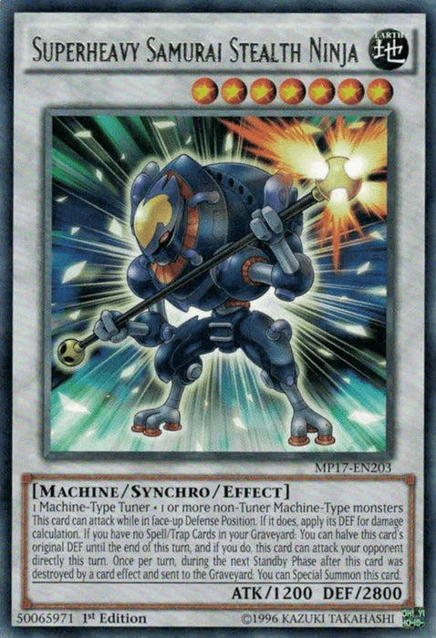 Superheavy Samurai Stealth Ninja [MP17-EN203] Rare - for just $0.10! 