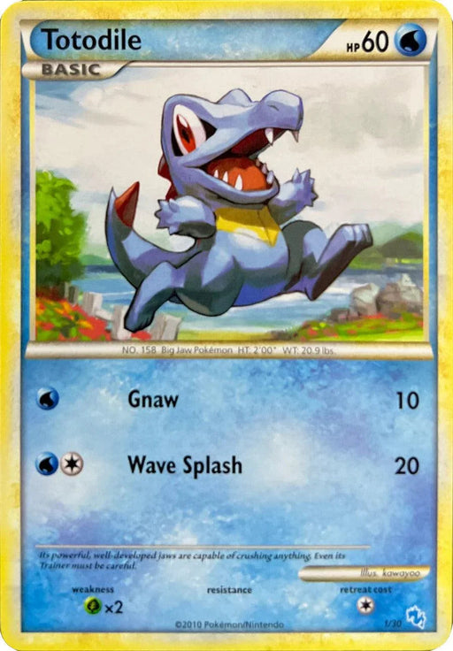 Totodile (1/30) [HeartGold & SoulSilver: Trainer Kit - Gyarados] - for just $2.95! 