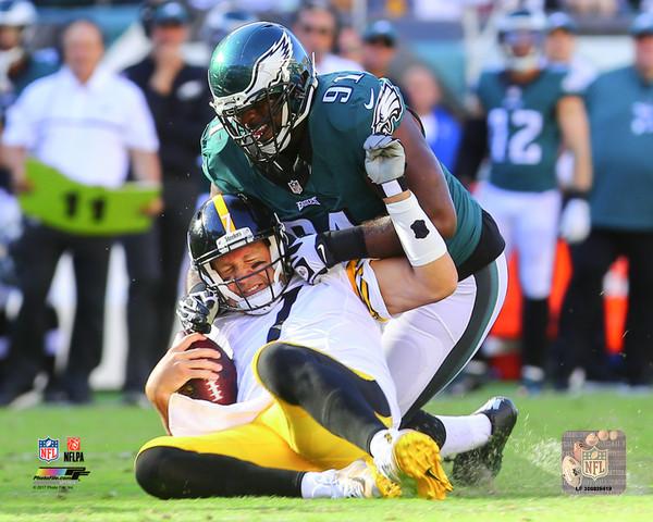 Fletcher Cox Sacks Roethlisberger Philadelphia Eagles 16" x 20" Football Photo - for just $29.99! 
