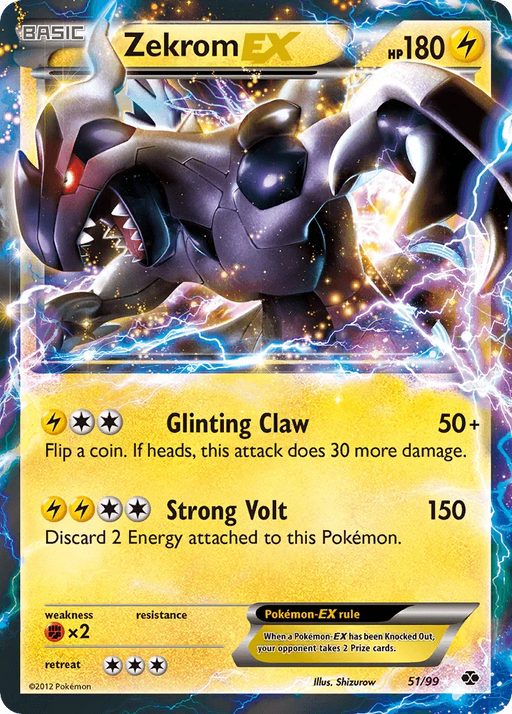 Zekrom EX (51/99) [Black & White: Next Destinies] - for just $10.45! 