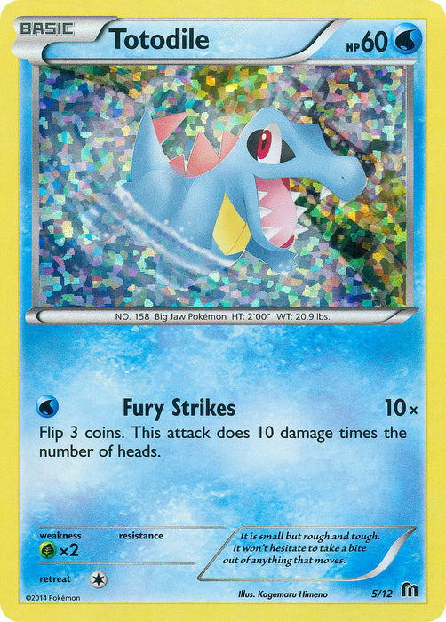 Totodile (5/12) [McDonald's Promos: 2016 Collection] - Just $2.80! Shop now at Retro Gaming of Denver