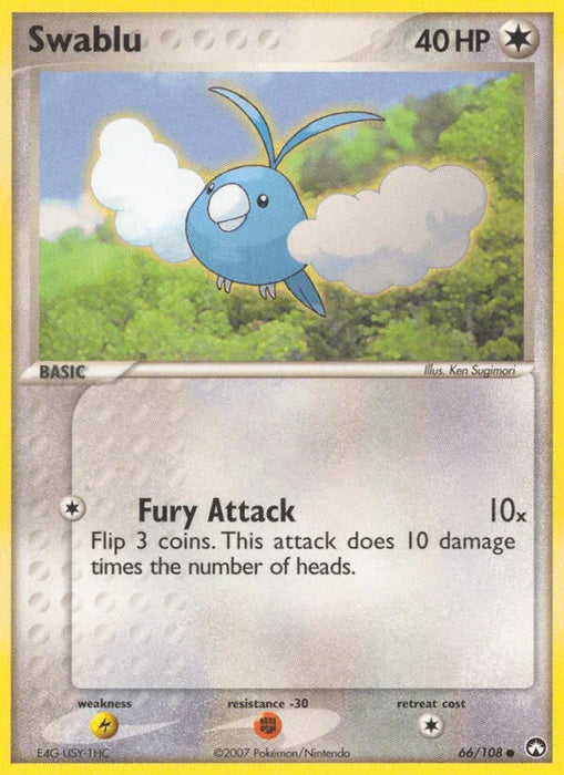 Swablu (66/108) [EX: Power Keepers] - for just $0.20! 