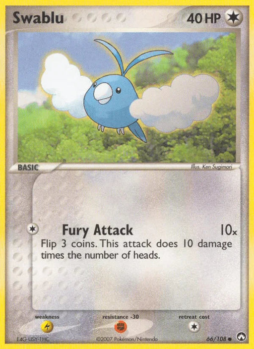 Swablu (66/108) [EX: Power Keepers] - for just $0.20! 