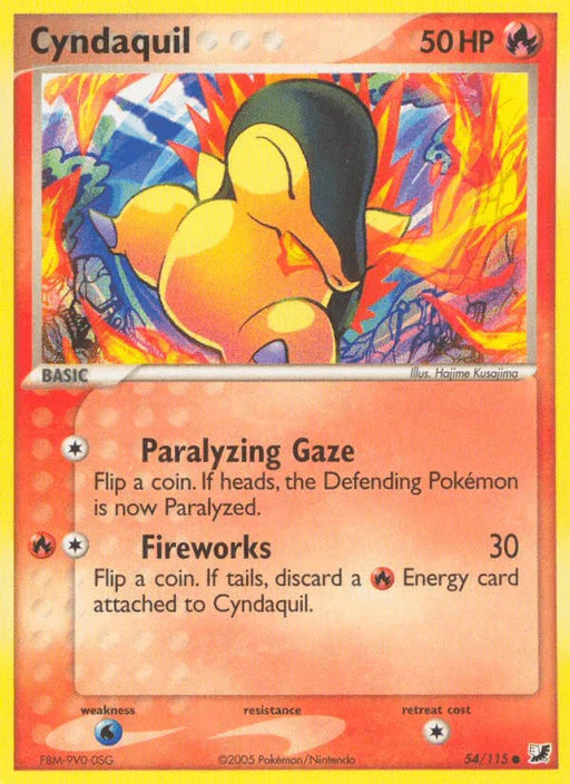 Cyndaquil (54/115) [EX: Unseen Forces] - for just $1! 