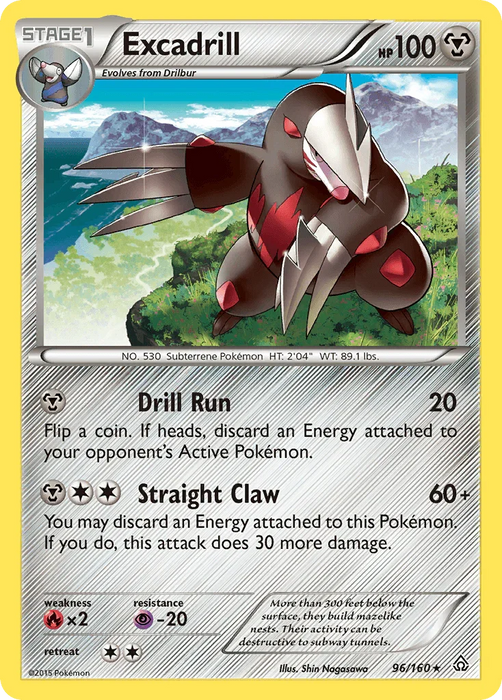 Excadrill (96/160) [XY: Primal Clash] - for just $0.15! 