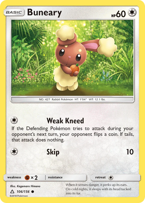 Buneary (106/156) [Sun & Moon: Ultra Prism] - for just $0.10! 