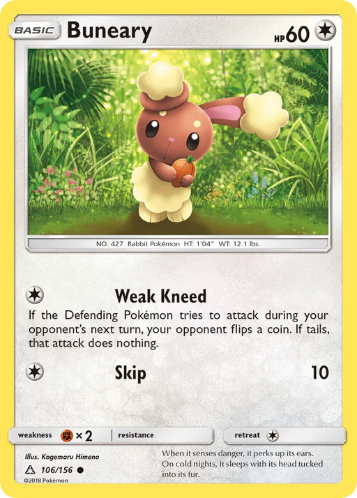Buneary (106/156) [Sun & Moon: Ultra Prism] - for just $0.10! 