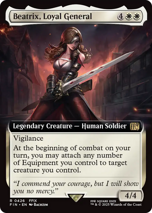 Beatrix, Loyal General (FIN-426) - FINAL FANTASY: (Extended Art) - for just $1.90! 