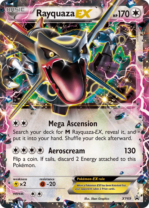 Rayquaza EX (XY69) (Shiny) [XY: Black Star Promos] - for just $63.60! 
