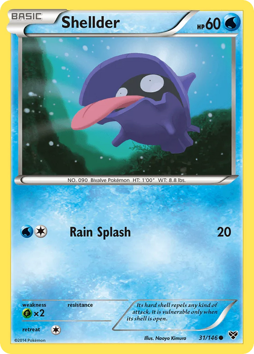 Shellder (31/146) [XY: Base Set] - for just $0.10! 