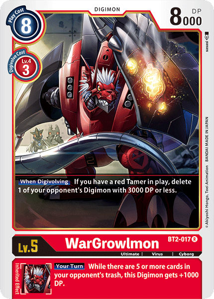 WarGrowlmon [BT2-017] [Release Special Booster Ver.1.0] - Just $0.09! Shop now at Retro Gaming of Denver