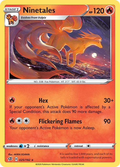 Ninetales (025/192) [Sword & Shield: Rebel Clash] - for just $0.30! 