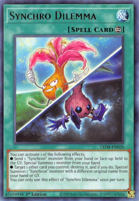 Synchro Dilemma [LED8-EN026] Rare - for just $0.10! 