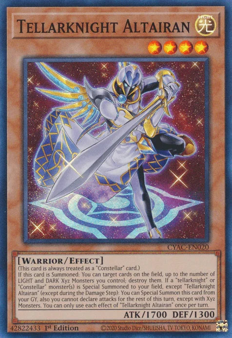 Tellarknight Altairan [CYAC-EN020] Super Rare - for just $0.10! 