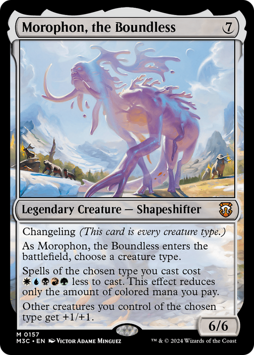 Morophon, the Boundless (Ripple Foil) [Modern Horizons 3 Commander] - Just $5.20! Shop now at Retro Gaming of Denver