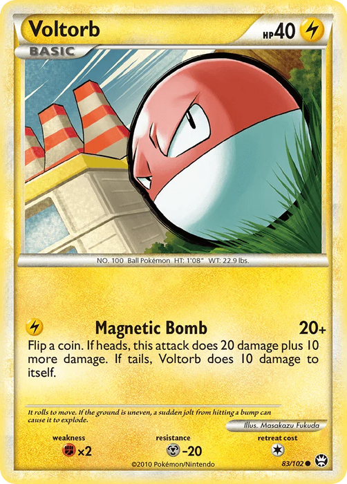 Voltorb (83/102) [HeartGold & SoulSilver: Triumphant] - for just $0.15! 
