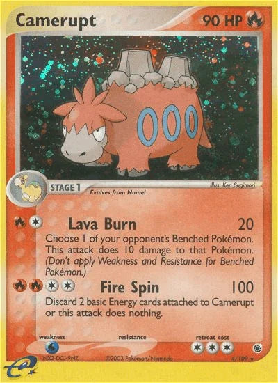 Camerupt (4/109) [EX: Ruby & Sapphire] - for just $4! 