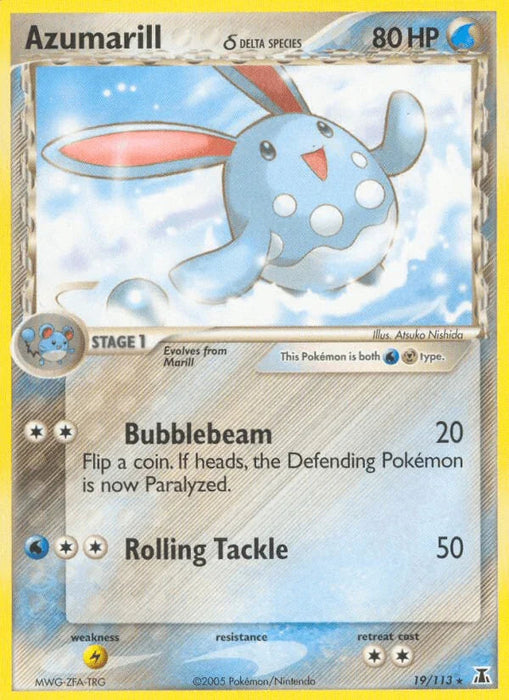 Azumarill (19/113) (Delta Species) [EX: Delta Species] - for just $3.65! 