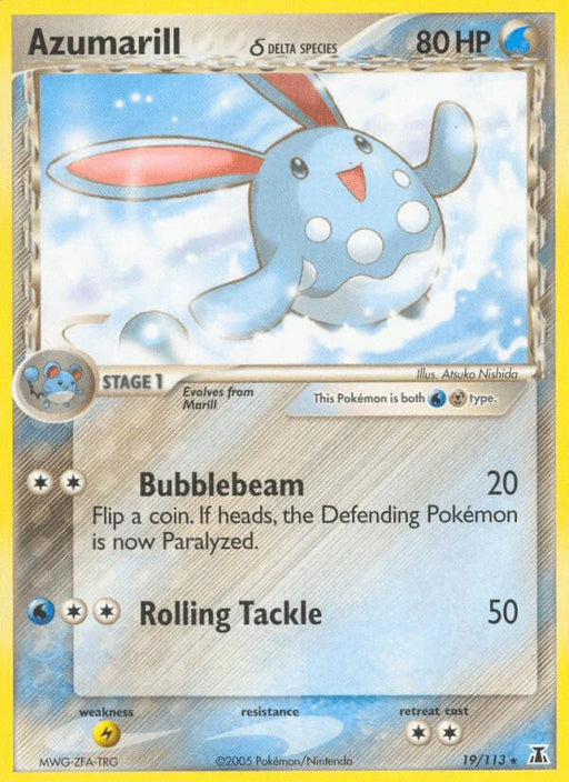 Azumarill (19/113) (Delta Species) [EX: Delta Species] - for just $3.80! 