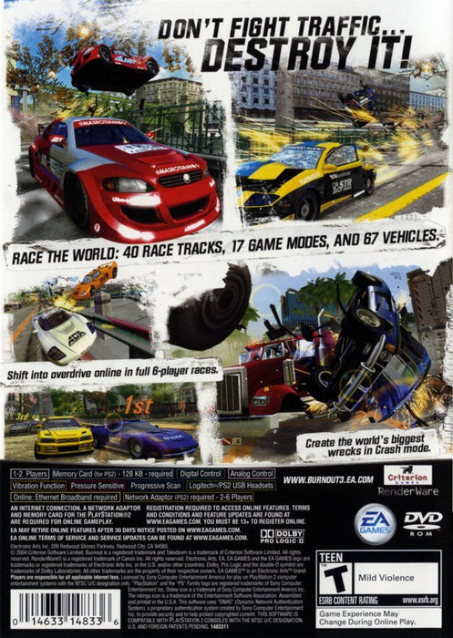 Burnout 3: Takedown [Greatest Hits] – PlayStation 2 (PS2) - for just $16.99! 