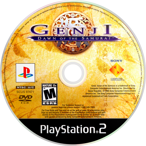 Genji: Dawn of the Samurai – PlayStation 2 (PS2) - for just $0! 