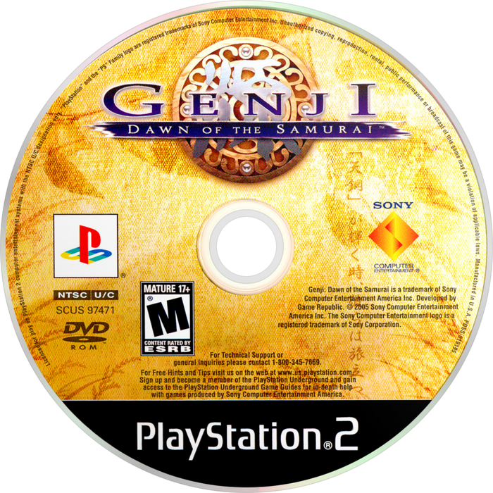 Genji: Dawn of the Samurai – PlayStation 2 (PS2) - for just $0! 