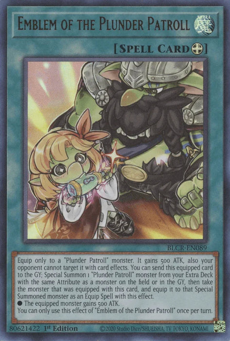 Emblem of the Plunder Patroll [BLCR-EN089] Ultra Rare - for just $0.10! 