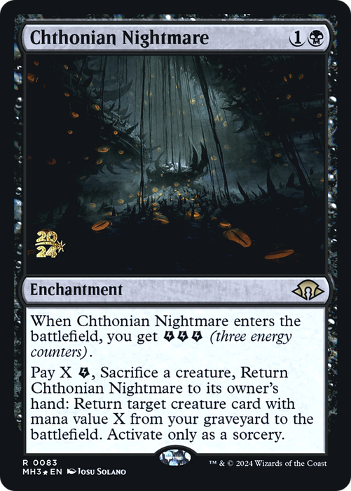 Chthonian Nightmare (PRE-083) - Modern Horizons 3 Promos Foil - for just $0.57! 