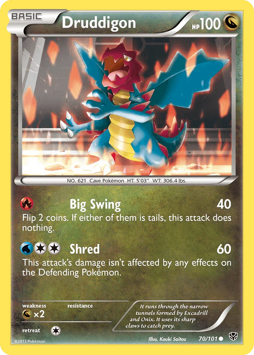 Druddigon (70/101) [Black & White: Plasma Blast] - for just $0.15! 