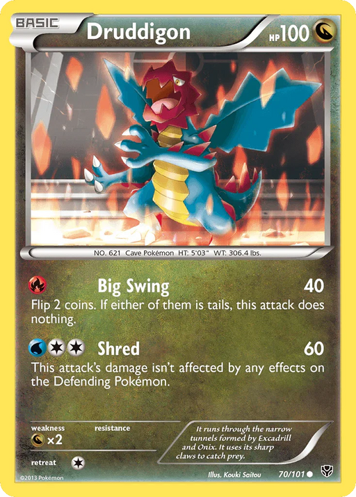 Druddigon (70/101) [Black & White: Plasma Blast] - for just $0.15! 