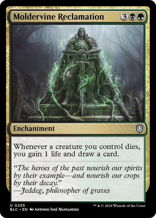 Moldervine Reclamation (BLC-255) - Bloomburrow Commander - for just $0.11! 