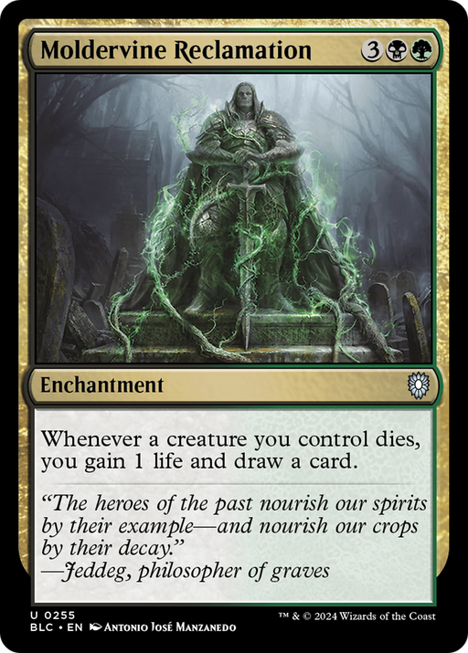 Moldervine Reclamation (BLC-255) - Bloomburrow Commander - for just $0.11! 