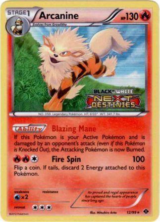 Arcanine (12/99) (Prerelease Promo) [Black & White: Black Star Promos] - for just $28! 
