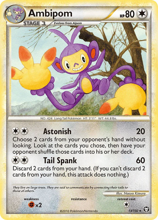 Ambipom (13/102) [HeartGold & SoulSilver: Triumphant] - for just $0.30! 