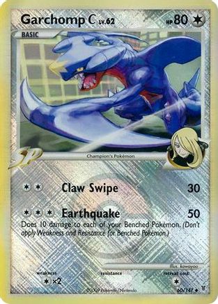 Garchomp C (60/147) (League Promo) [Platinum: Supreme Victors] - Just $17.50! Shop now at Retro Gaming of Denver