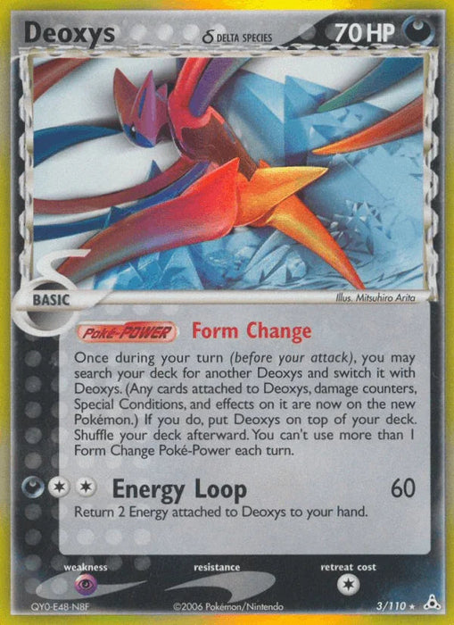 Deoxys (3/110) (Delta Species) [EX: Holon Phantoms] - for just $27.50! 