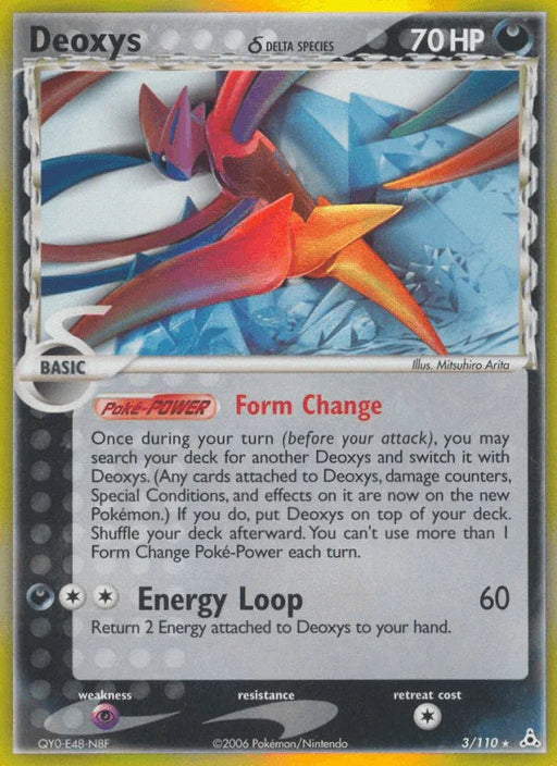 Deoxys (3/110) (Delta Species) [EX: Holon Phantoms] - for just $32! 