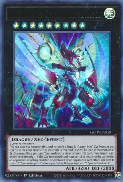 Galaxy-Eyes Cipher Blade Dragon [GFTP-EN059] Ultra Rare - for just $0.20! 