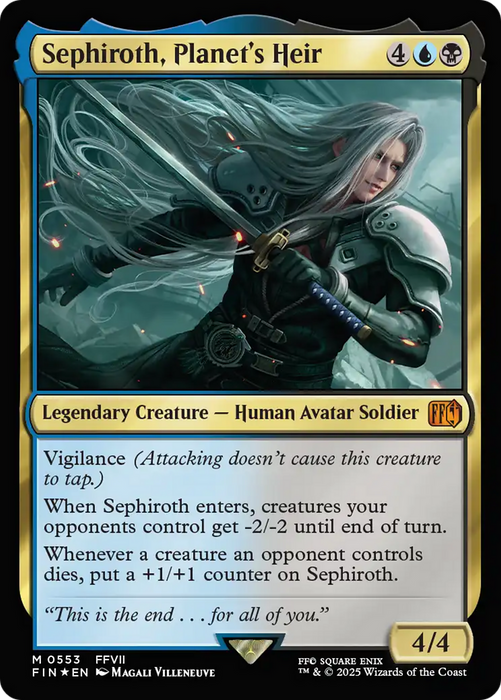 Sephiroth, Planet's Heir (FIN-553) - FINAL FANTASY Foil - for just $0.23! 