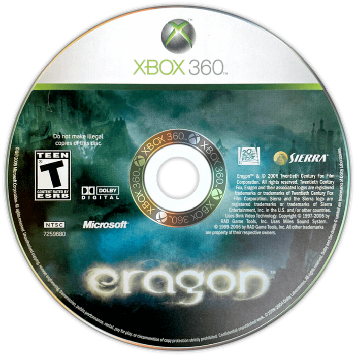 Eragon – Xbox 360 (X360) - for just $0! 