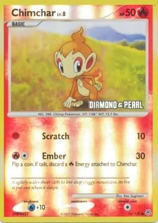 Chimchar (76/130) [Burger King Promos: 2008 Collection] - for just $6.65! 