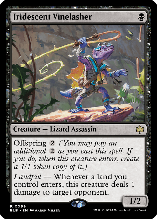 Iridescent Vinelasher (PPBLB-099) - Bloomburrow Promos - for just $0.49! 