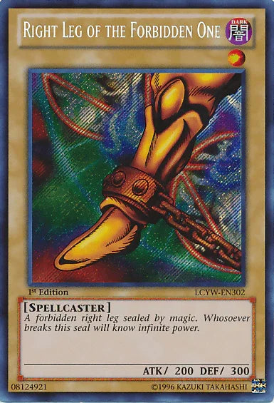 Right Leg of the Forbidden One [LCYW-EN302] Secret Rare - for just $3.50! 