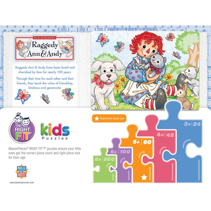 Raggedy Ann - Best Friends 60 Piece Jigsaw Puzzle - Just $12.99! Shop now at Retro Gaming of Denver