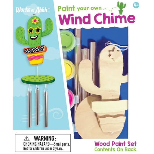 Cactus Wind Chime Wood Craft & Paint Kit - for just $7.99! 