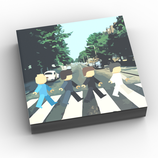 Buildr Road Music Album Cover (2x2 Tile) (LEGO) - Premium Custom Printed - Just $1.50! Shop now at Retro Gaming of Denver