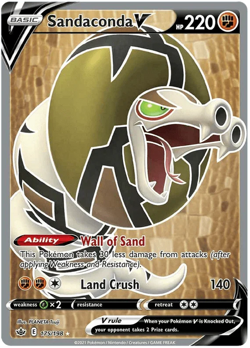Sandaconda V (175/198) [Sword & Shield: Chilling Reign] - for just $0.65! 