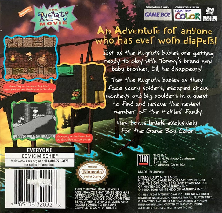 The Rugrats Movie — Game Boy Color (GBC) - for just $3.99! 
