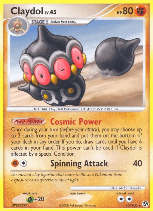 Claydol (15/106) [Diamond & Pearl: Great Encounters] - for just $2.05! 